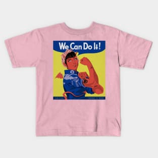 Satanic Rosie the Riveter Kids T-Shirt